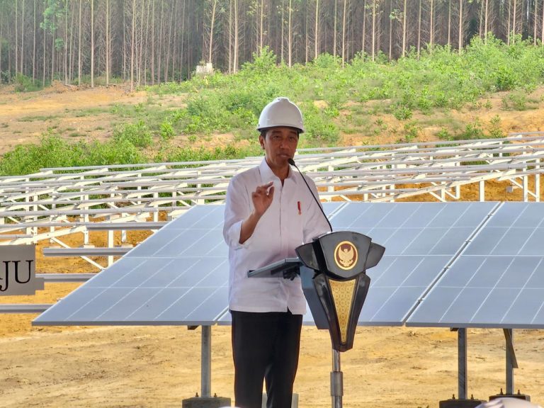 Presiden Jokowi Groundbreaking Pembangunan Plts Pln Mw Di Ikn