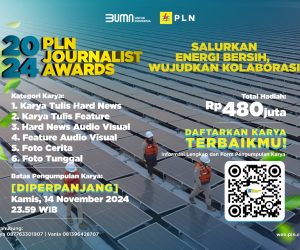 Banjir Peminat, Waktu Pendaftaran PLN Journalist Award 2024 Diperpanjang Hingga 14 November 2024